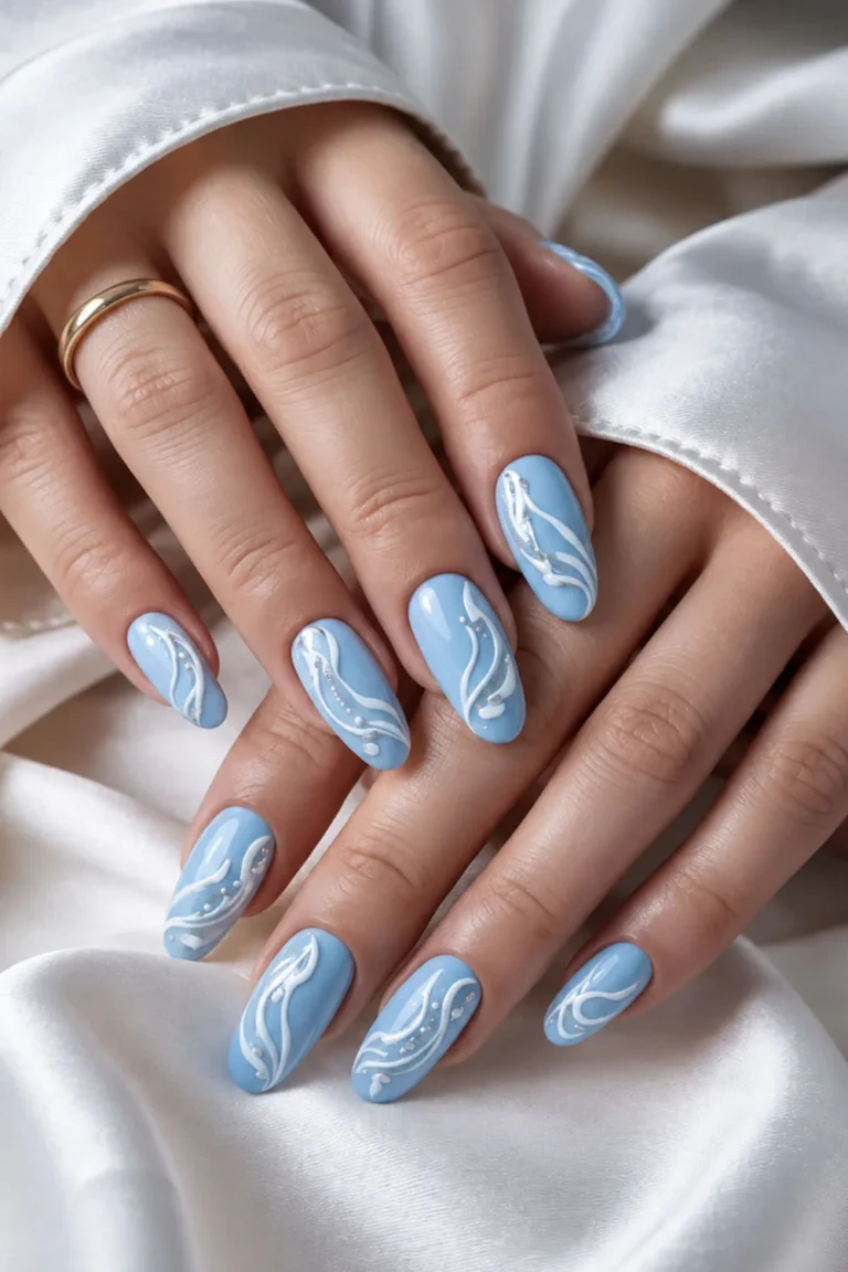 25 Summer Nail Ideas In Cool Blues And Soft Pastels
